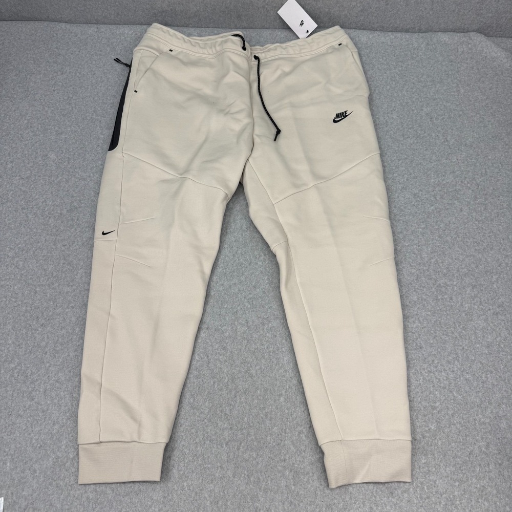 Nike Air Tech Fleece Joggers Light Orewood Brown/black Men Sz 3XL New HV0959-104